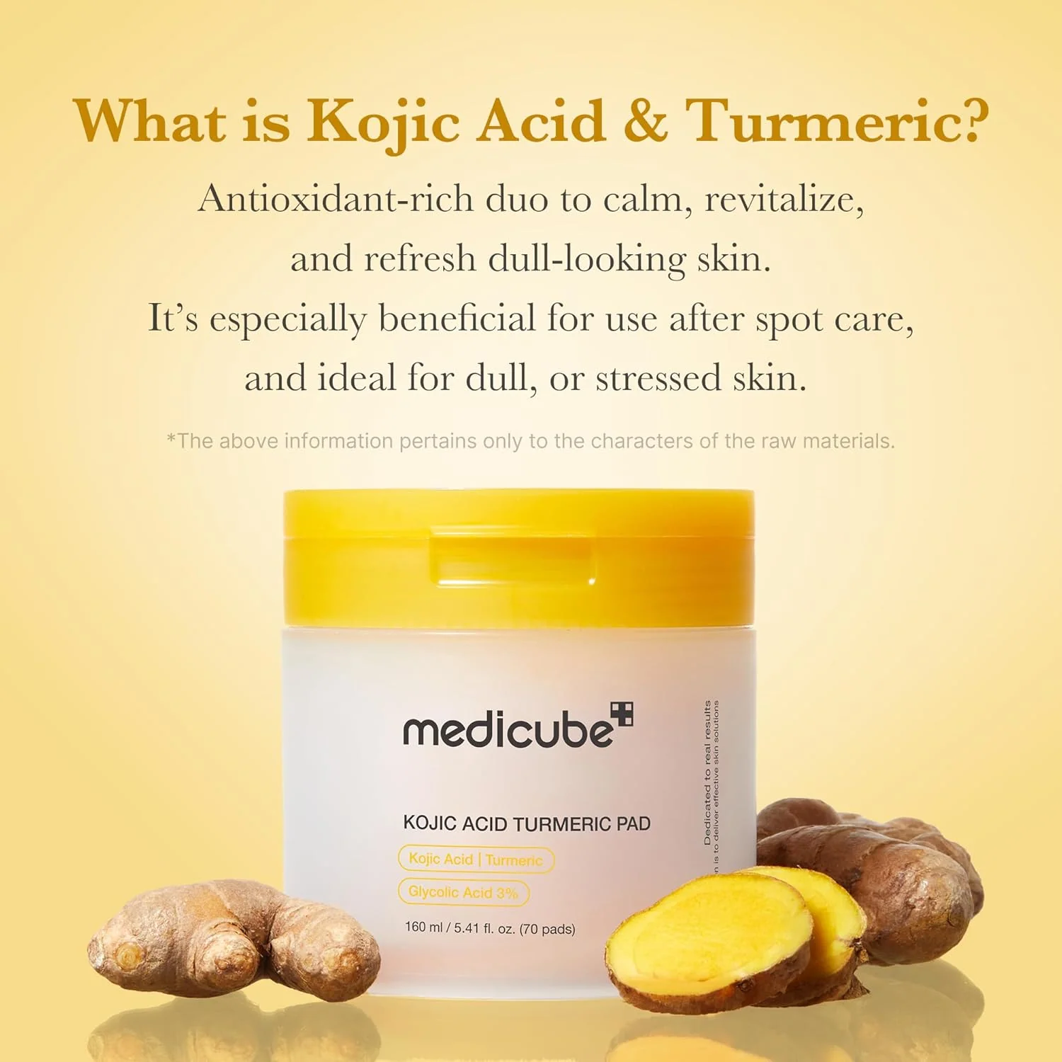 Medicube Kojic Acid Turmeric Toner Pad - صورة 4
