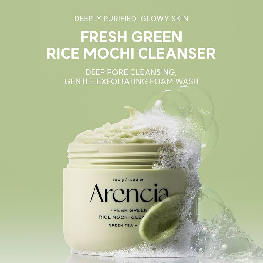Arencia Fresh Green Rice Mochi Cleanser - صورة 3