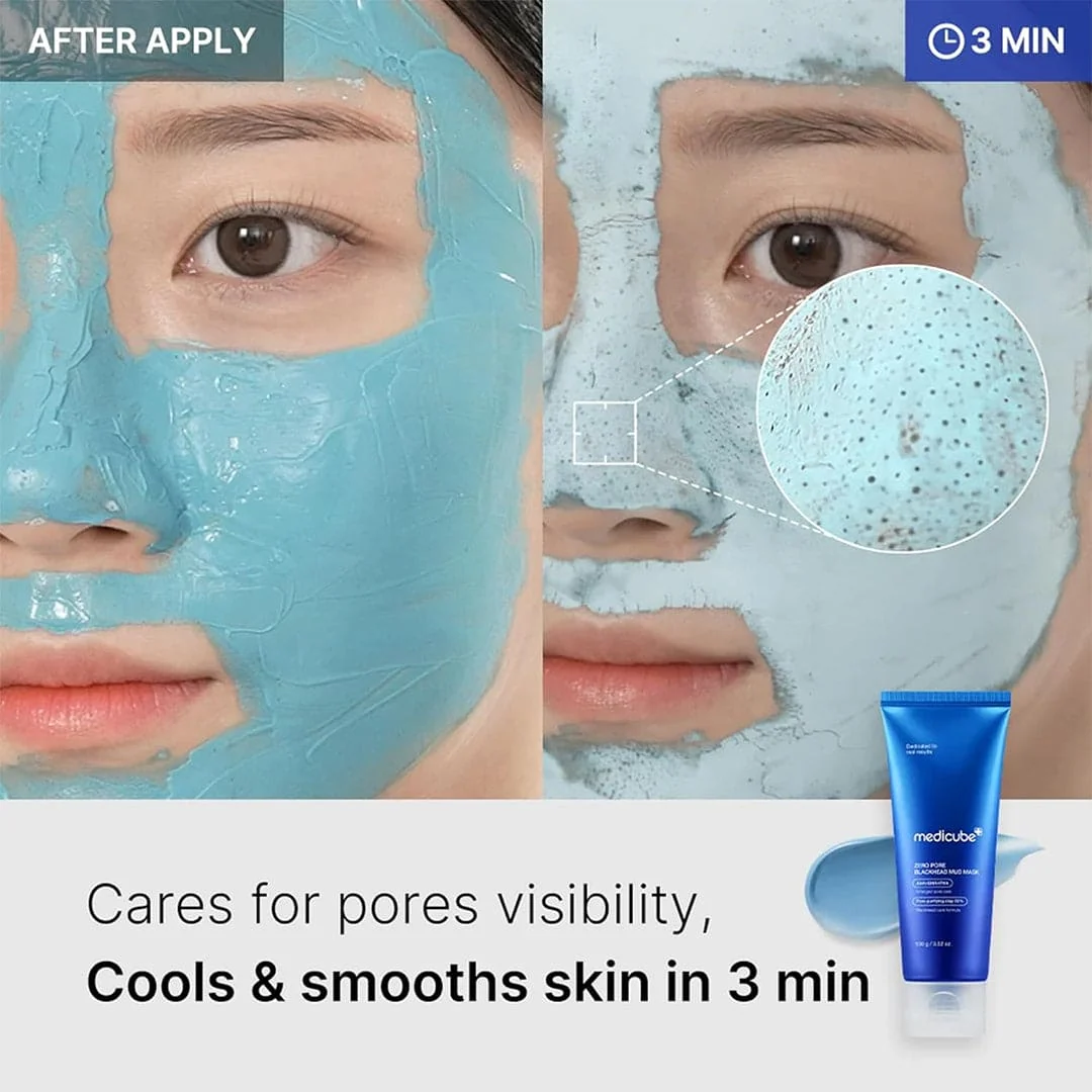 Medicube Zero Pore Blackhead Mud Mask 100g - صورة 3