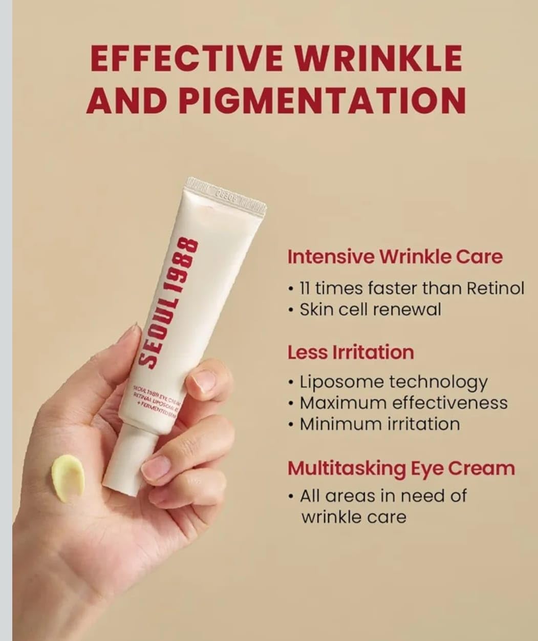 Seoul 1988 Eye Cream (Retinal Liposome 2% + Fermented Bean) - صورة 2