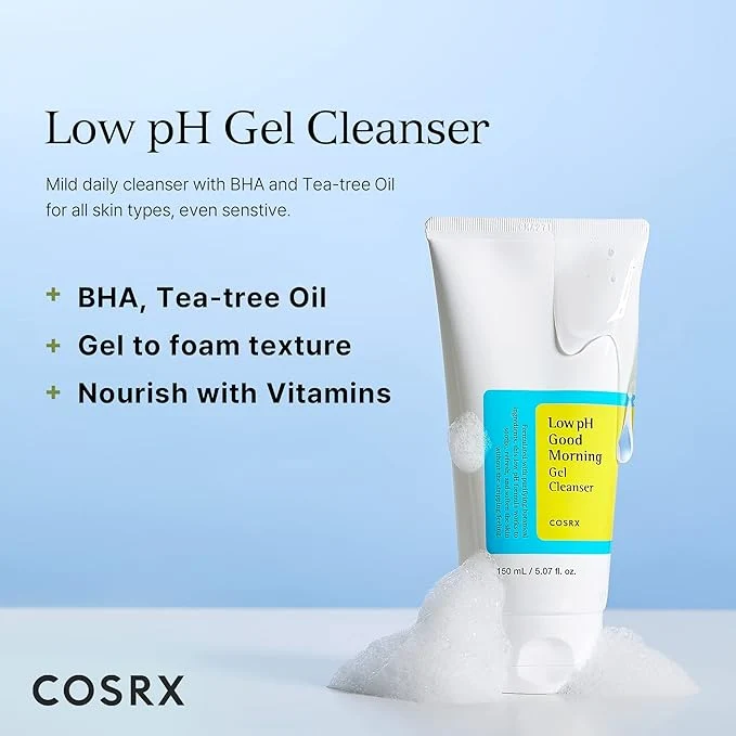 COSRX Low pH Good Morning Gel Cleanser 50ml - صورة 2