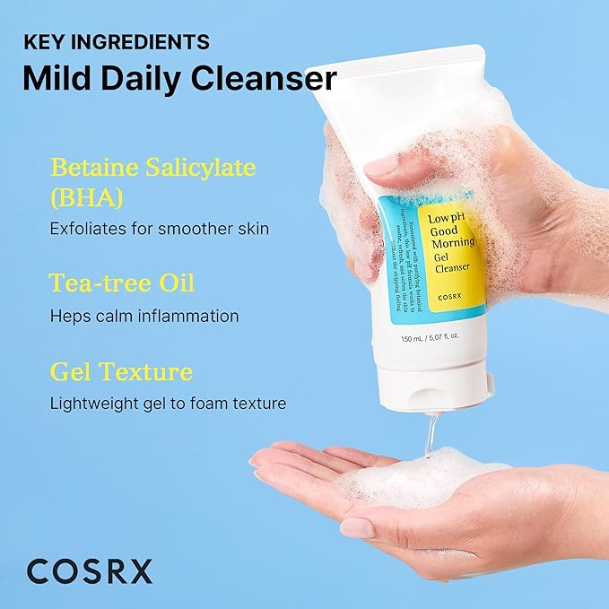 COSRX Low pH Good Morning Gel Cleanser 150ml - صورة 3