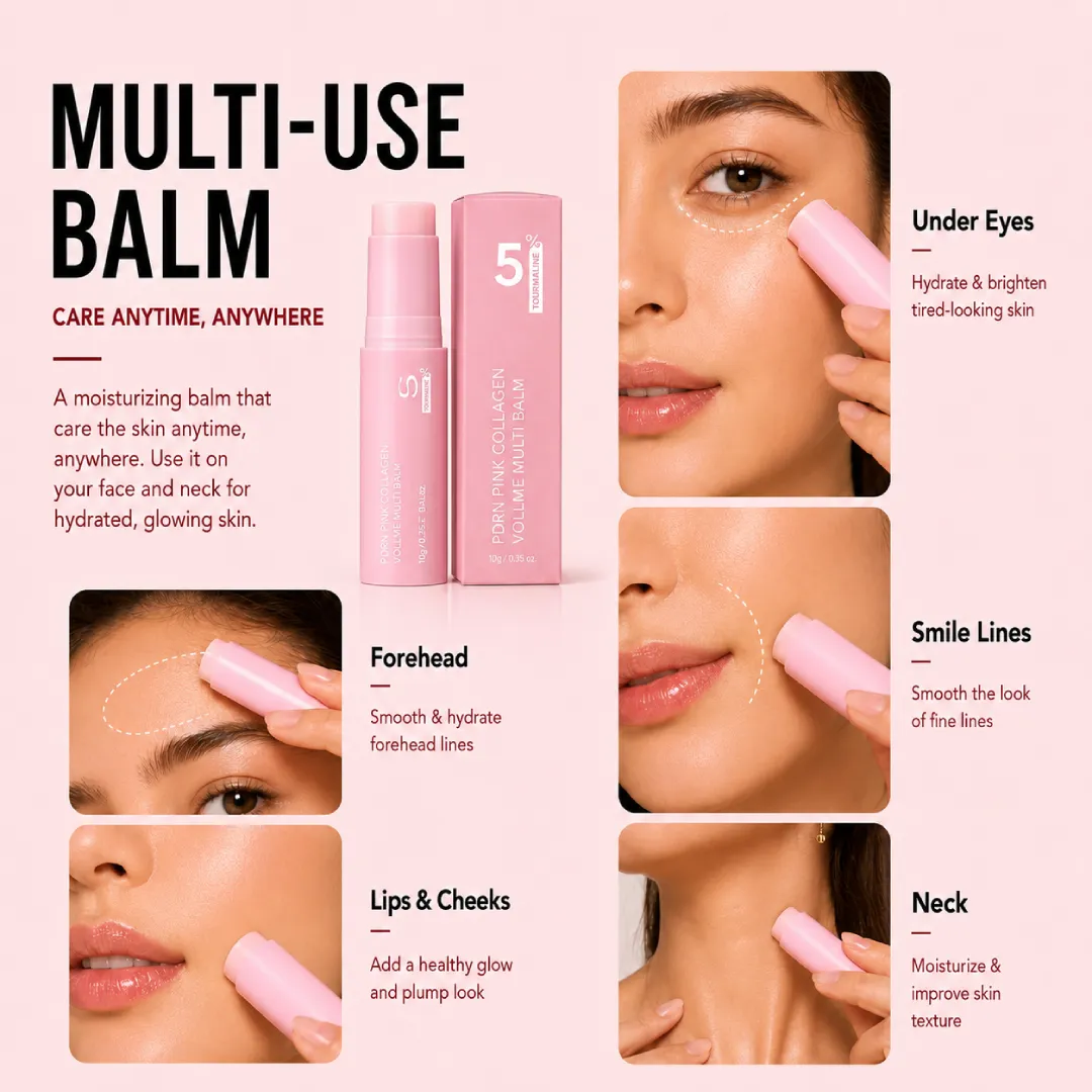 Medicube PDRN Pink Collagen Volume Multi Balm Stick – 10g - صورة 4